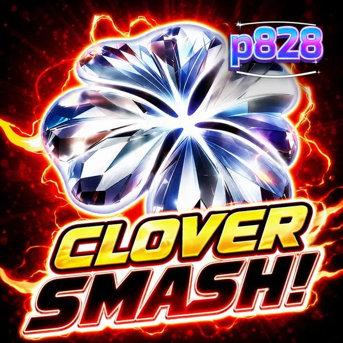 Clover Smash slot machine interface na may mga clover symbols at jackpot progress bars.